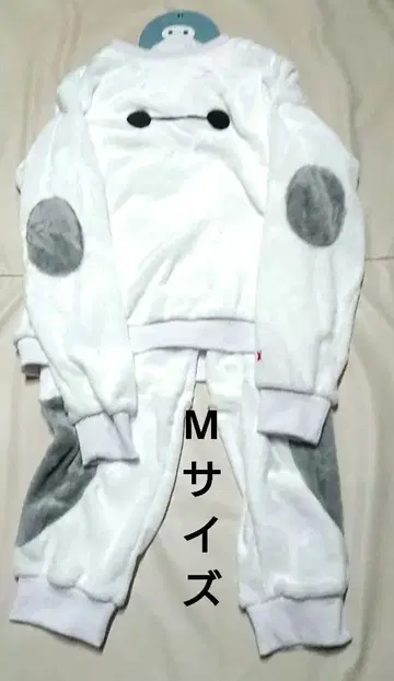 베이맥스 파자마 룸웨어 잠옷 디즈니 보아 상하의 화이트