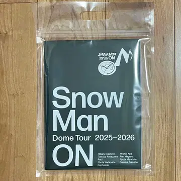Snow Man Dome Tour 2025-2026 ON 팜플렛