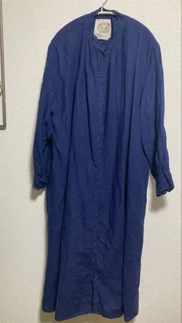 완판템 린넨 100% 35주년 기념 네이비 롱 원피스