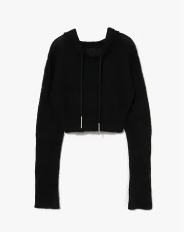 theredthread S logo knit hoodie cropped