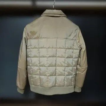 베이지 퀼팅 자켓