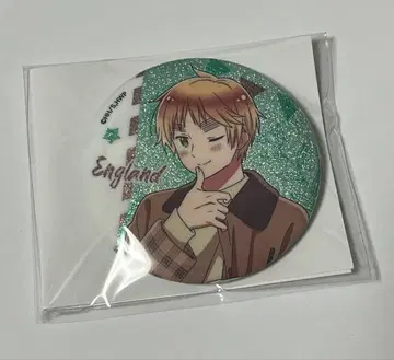 헤타리아 영국 글리터 캔뱃지