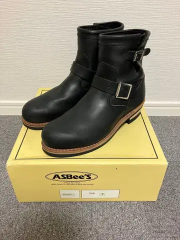 ASBee'S 천연 가죽 부츠 25cm