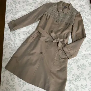 로라 애슐리 * 트렌치코트 레이스 택 포함 미사용 새상품