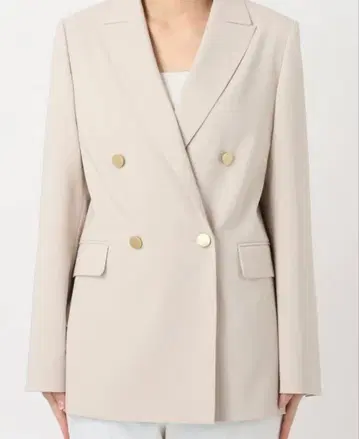 이번 시즌 노블 에스테 트윌 피크 라펠 자켓 38 베이지