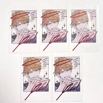 기븐 달력 2025 혜택 폴라로이드 사이즈 스티커 요시다 유키 5장