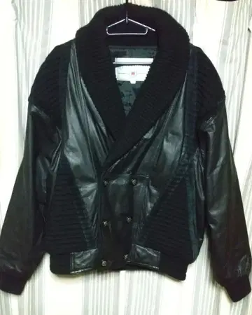 최종 가격 인하! 소가죽 이탈리아 martinelli 더블 가죽 자켓