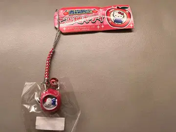 레어 [지역 한정 키티] 아오모리 한정판 사과 끈 스트랩
