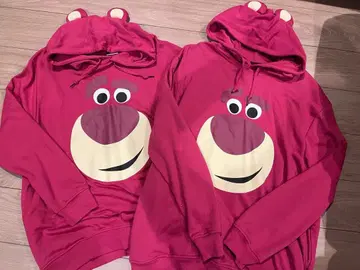 디즈니 랏소 귀 달린 후드티 커플 세트