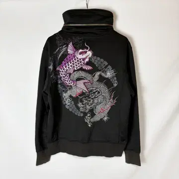 HARAKIRI 하라키리 승어 잉어 용 자수 일본풍 패턴 트랙 자켓 L