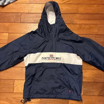 90s 빈티지 Cuffy's 나일론 아노락 후드티