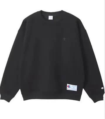 [ Champion ] 블랙 크루넥 트레이닝복 M