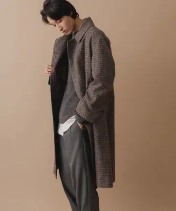 오버 사이즈 스텐카라 코트 / 경량성 / 이지케어