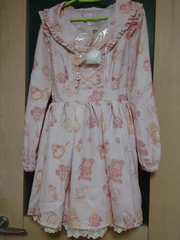 리즈리사 마이멜로디 피아노 콜라보 원피스 핑크 새상품