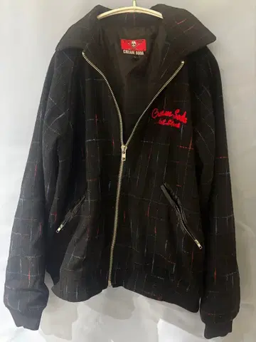 CREAM SODA 카스리 체크 무늬 자켓