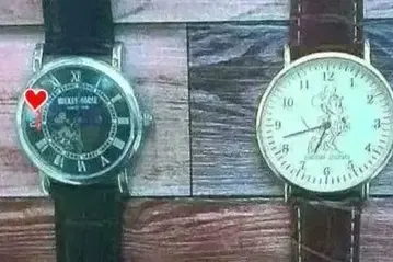 미키 & 미니 / 디즈니 캐릭터 / 남성용 여성용 페어 워치