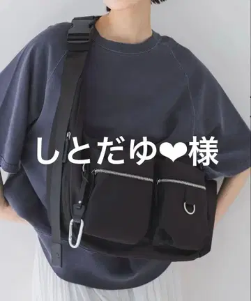 나일론 W 포켓 바디 BAG