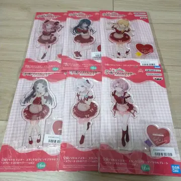 학마스 빅 아크릴 플레이트 스위트 스트로베리 vol.1 6종 세트