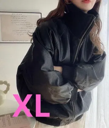 [ 자바 콜라보 ] 질감에 첫눈에 반한. 리브 터틀 페이크 가죽 자켓