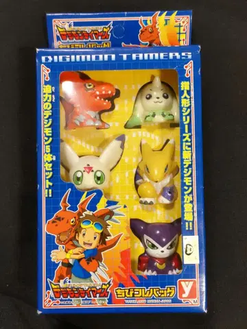 디지몬 테이머즈 치비콜 백 손가락 인형 피규어 테리어몬 쿠루몬