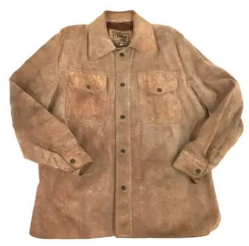 [ 정가 3만 엔 ] 레어 Rafael 천연 가죽 브라운 자켓