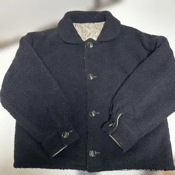 리버서블 플리스 자켓 보아 자켓 블랙 베이지