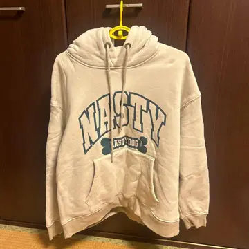 NastyDog 후드 부착 후드티 화이트