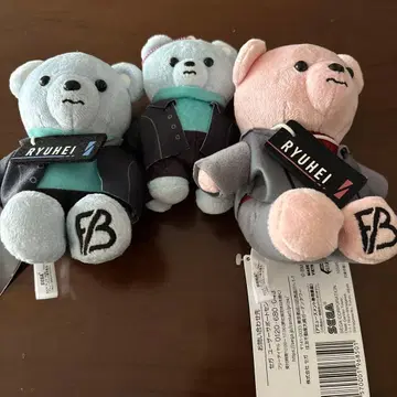 BE:FIRST RYUHEI 봉제 인형 곰 류헤이 BMSG 3점
