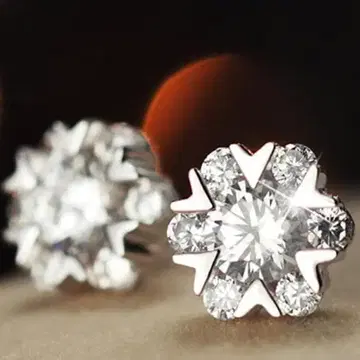 gulamu jewelry 목걸이 귀걸이 세트 하트 실버 925