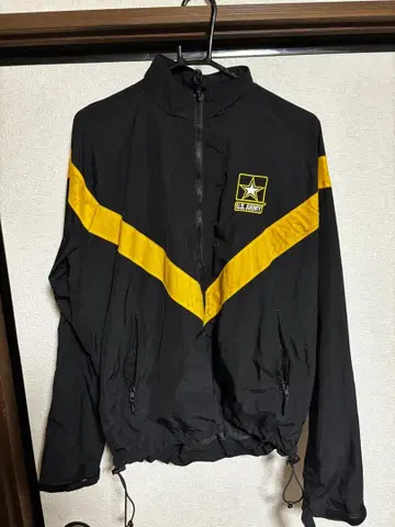 US Army 나일론 자켓 블랙/노랑