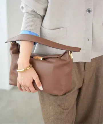 택 포함 새상품 PUNTI. GRAFT-BOX 백 브라운