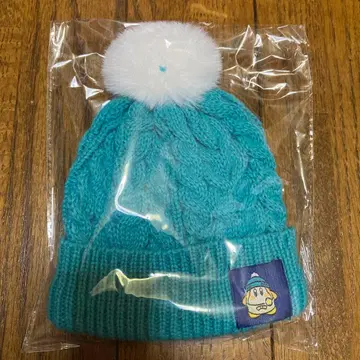 커비 카페 니트 모자풍 파우치