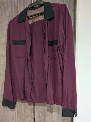 라드 뮤지션 볼링 오픈 카라 셔츠