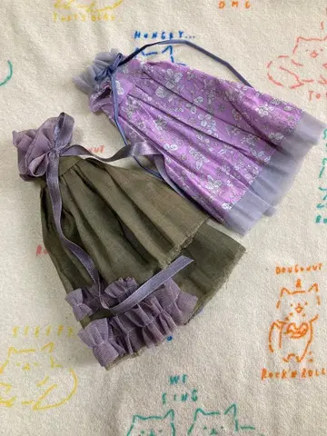 브라이스 옷 갈아입기 의류 아웃핏 원피스 2벌 세트