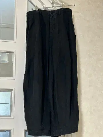 블랙 와이드 팬츠 이지 팬츠