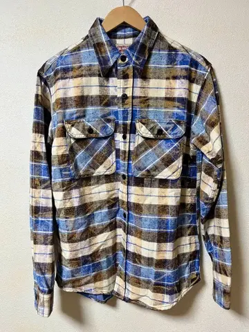 XLARGE 체크 플란넬 셔츠 M 고릴라 엑스라지