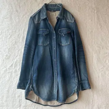 야누크 데님 셔츠 XS 일본제