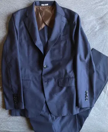 정장 셀렉트 A5 셋업 수입 원단 3버튼 단내림 네이비