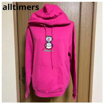 alltimers 올타이머스 후드 후드티 핑크 속기모 S