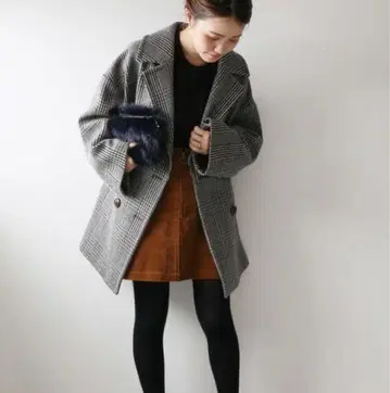 [새상품급] 저널 스탠다드 리룸 더블 체크 코트