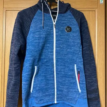 헐리 M 블루 네이비 풀 집업 후드티