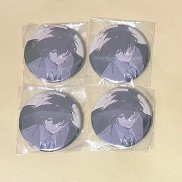 게이머즈 겨울의 책 축제 문호 스트레이독스 다자이 오사무 캔뱃지 4점