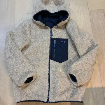 Patagonia 후디 플리스 면 혼방 리버서블 키즈 성인 ok!