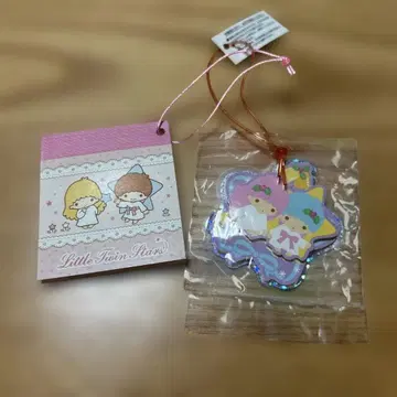 산리오 레트로 리틀트윈스타 홀로그램 씰 메모장