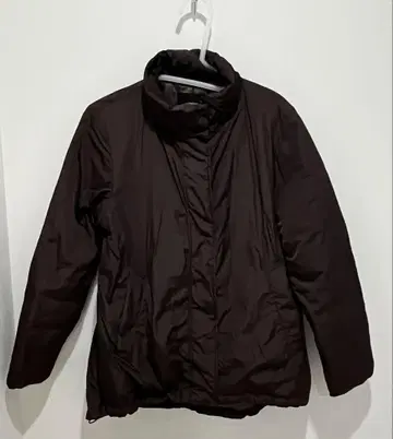 새상품급 로트레아몽 2way 후드 부착 다운 자켓 브라운