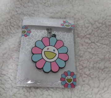 무라카미 다카시 플라워 러버 키링 핑크 & 블루 카이카이키키