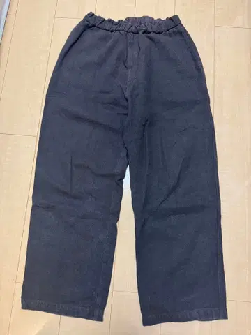 MITTAN 2023AW 린넨 와이드 팬츠 다크 브라운