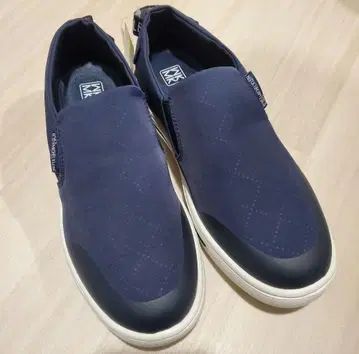 MICHEL KLEIN 네이비 슬립온 방수 우천용