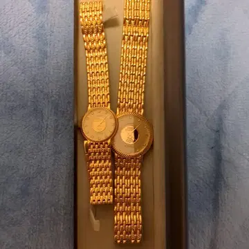 FRESCA 골드 페어 워치