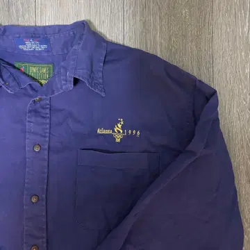 90s USA제 애틀랜타 올림픽 1996 공식 긴팔 셔츠 L 보라색
